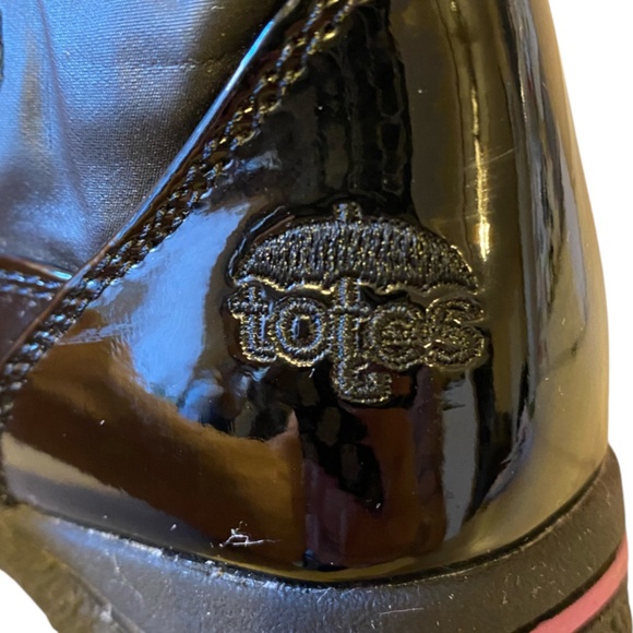 Totes Toddler Girls Ellie Winter Boots Black with Hearts Size 9M - Picture 10 of 12